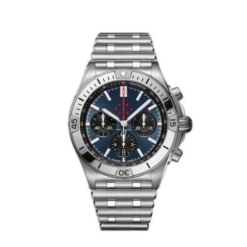 Chronomat B01 42 Stainless Steel / Red Arrows / Rouleaux