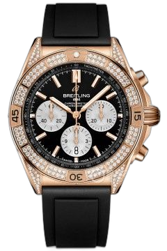 Chronomat B01 42 Red Gold - Diamond / Black / Rubber