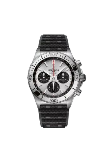 Chronomat B01 42 Stainless Steel / Silver / Rubber