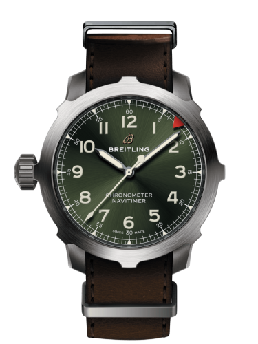 Navitimer Super 8 B20 Automatic 46 Titanium / Green / NATO