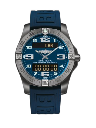 Aerospace Evo Titanium / Blue / Rubber / Pin