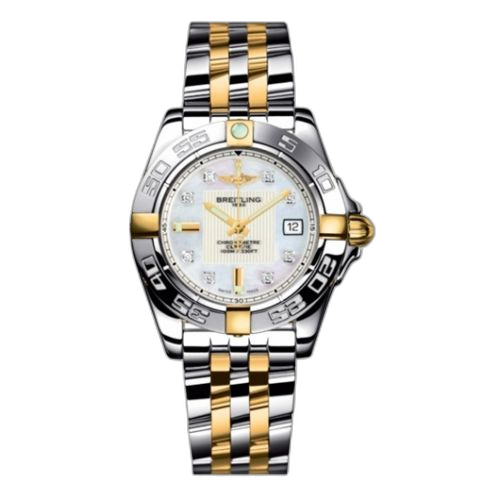 Galactic 32 Two Tone MOP / Diamond / Two Tone Bracelet