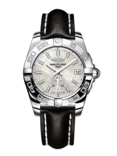 Galactic 36 Automatic Stainless Steel / Pearl / Calf