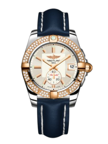 Galactic 36 Automatic Stainless Steel / Rose Gold / Diamond / Stratus Silver / Calf