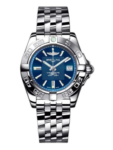 Galactic 32 Stainless Steel / Metallica Blue / Bracelet