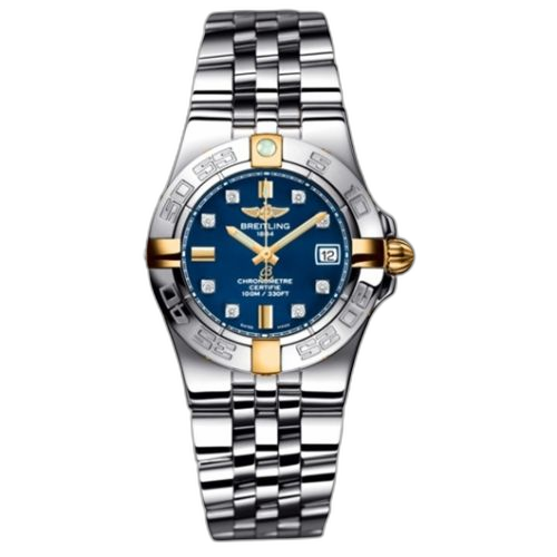 Galactic 30 Two Tone Blue / Diamond / Bracelet