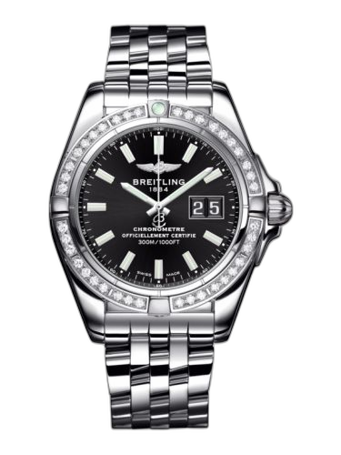 Galactic 41 Stainless Steel / Diamond / Onyx Black / Bracelet