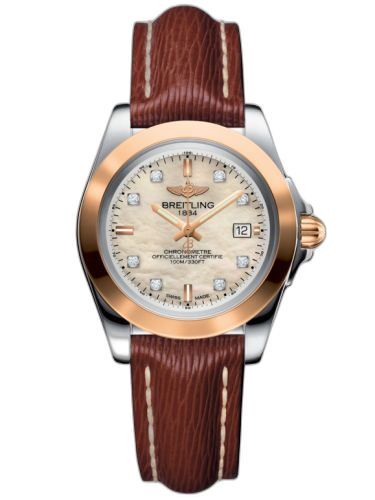 Galactic 32 Sleek Edition Stainless Steel / Rose Gold / Pearl Diamond / Sahara