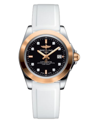 Galactic 32 Sleek Edition Stainless Steel / Rose Gold / Trophy Black Diamond / Rubber