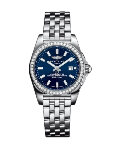 Galactic 29 Stainless Steel / Diamond / Horizon Blue / Bracelet