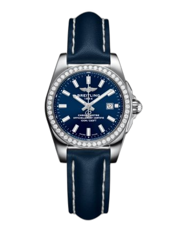 Galactic 29 Stainless Steel / Diamond / Horizon Blue / Calf