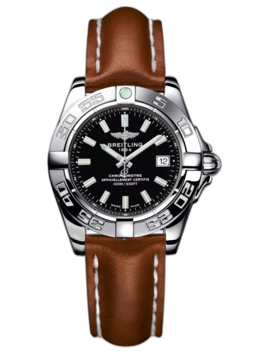 Galactic 32 Stainless Steel / Onyx Black / Calf