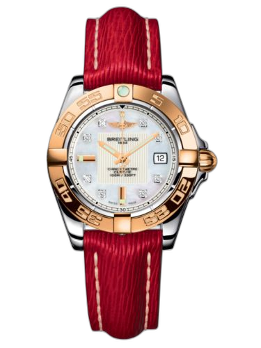 Galactic 32 Stainless Steel / Rose Gold / Pearl Diamond / Sahara