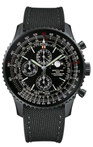 Navitimer 1461 48 Blacksteel / Black / Military / Pin