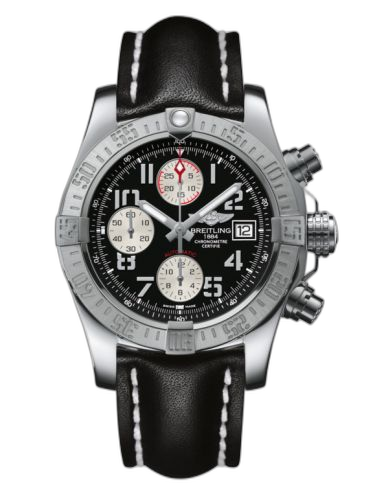 Avenger II Stainless Steel / Volcano Black / Calf