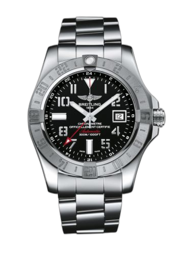 Avenger II GMT Stainless Steel / Volcano Black / Bracelet