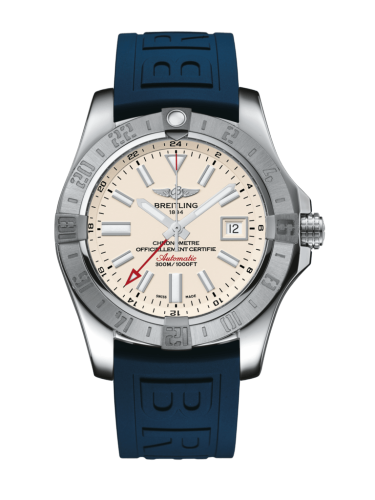 Avenger II GMT Stainless Steel / Stratus Silver / Rubber / Pin