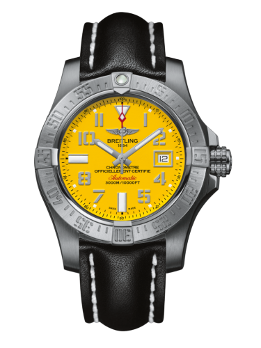 Avenger II Seawolf Stainless Steel / Cobra Yellow / Calf / Pin