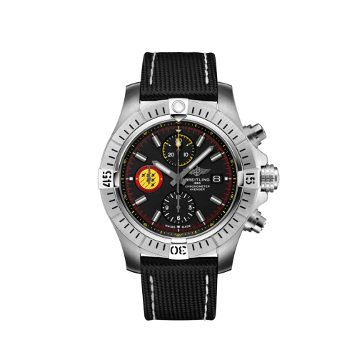 Avenger Chronograph 45 Stainless Steel / Black / Military / Pin / Swiss Air Force Limited Edition