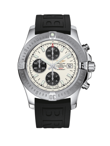 Colt Chronograph Automatic Stainless Steel / Stratus Silver / Rubber / Folding