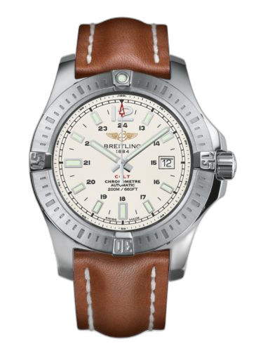 Colt 44 Automatic Stratus Silver / Calf