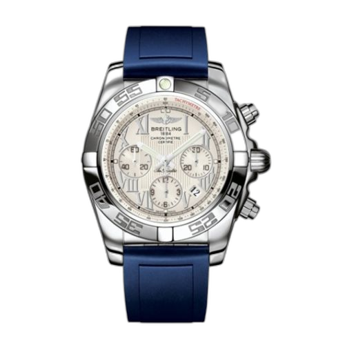 Chronomat 44 Stainless Steel / Sierra Silver Roman / Rubber