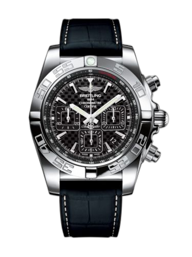 Chronomat 44 Stainless Steel / Carbon / Croco Rubber