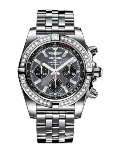 Chronomat 44 Stainless Steel / Diamond / Blackeye Gray / Bracelet