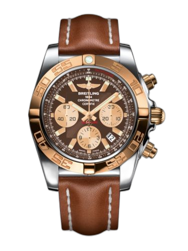 Chronomat 44 Stainless Steel / Rose Gold / Metallica Brown / Calf