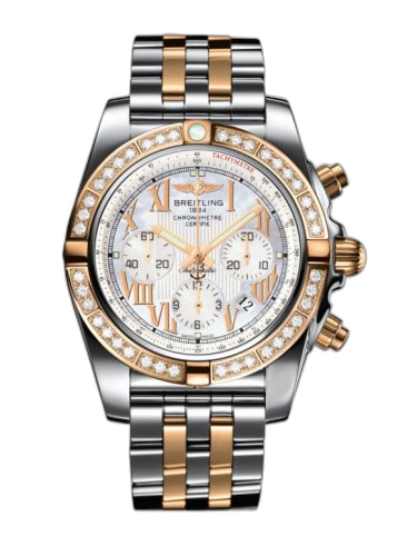 Chronomat 44 Stainless Steel / Rose Gold / Diamond / Pearl Roman / Bracelet