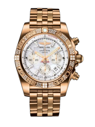 Chronomat 44 Rose Gold / Diamond / Pearl Diamond / Bracelet