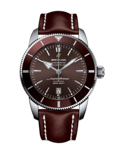 Superocean Heritage II 46 Stainless Steel / Bronze / Bronze / Calf / Pin