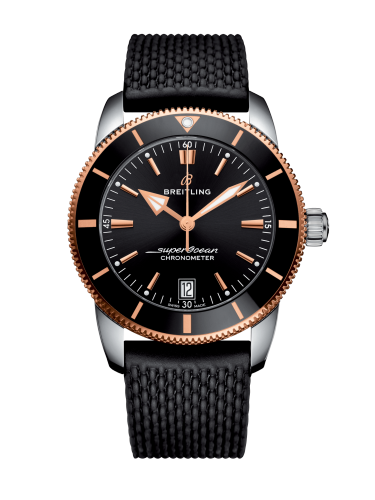 Superocean Heritage II B20 Automatic 42 Stainless Steel - Red Gold / Black / Rubber / Folding