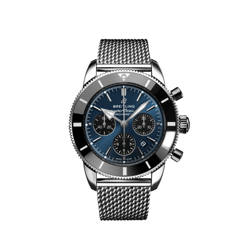 Superocean Heritage II B01 Chronograph 44 Stainless Steel / Blue / Bracelet