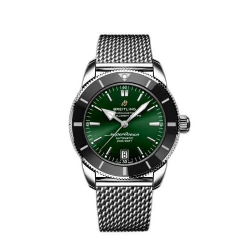 Superocean Heritage II 42 Stainless Steel / Green / Bracelet