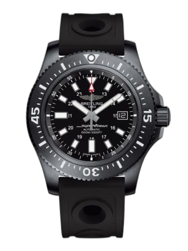 Superocean 44 Special Blacksteel / Black / Rubber