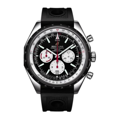Chrono-Matic 49 Black / Rubber