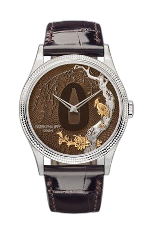Calatrava 5177 Tsuba – Bird and Branches