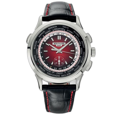 World Time Chronograph 5930 White Gold / Red / Singapore 2019