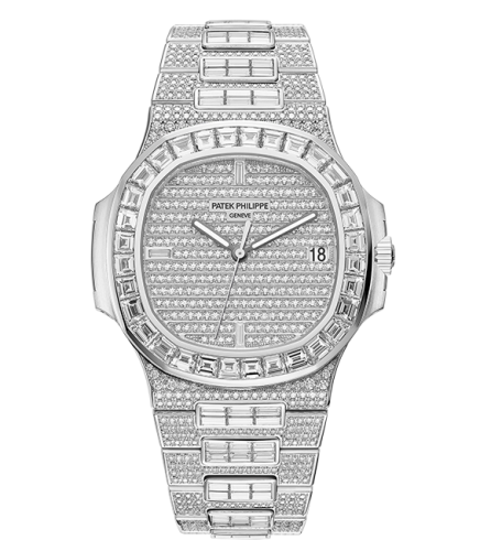 Nautilus 5719 White Gold / Diamonds