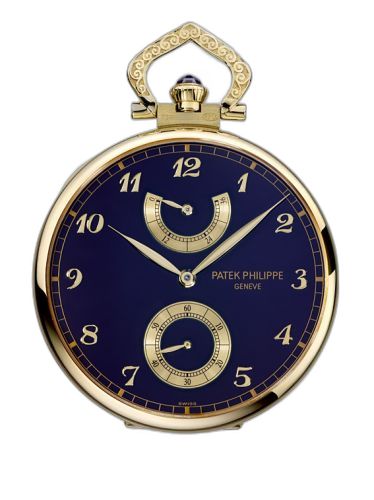 Pocket Watch Lepine Power Reserve Yellow Gold / Matryoshka Dolls