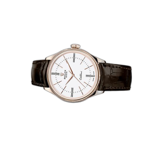 Cellini Time Everose / White / Alligator Brown