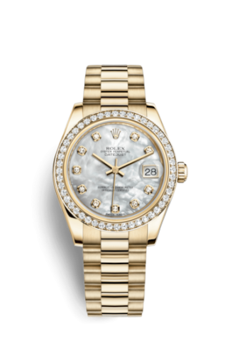 Datejust 31 Yellow Gold Diamond / President / MOP