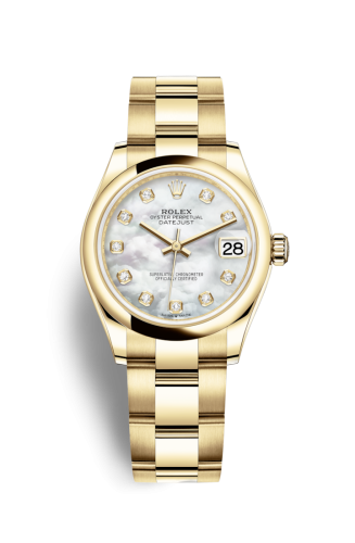 Datejust 31 Yellow Gold / Domed / MOP / Oyster