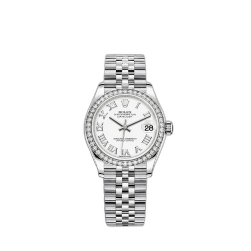 Datejust 31 Stainless Steel Diamond / Jubilee / White - Roman