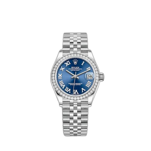 Datejust 31 Stainless Steel / Diamond / Blue - Roman / Jubilee