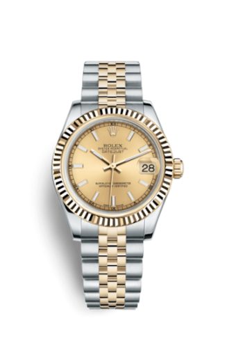 Datejust 31 Rolesor Yellow Fluted / Jubilee / Champagne