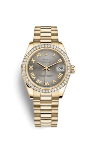 Datejust 31 Yellow Gold Diamond / President / Steel Roman
