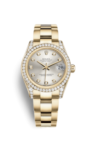 Datejust 31 Yellow Gold Diamond / Oyster / Champagne Diamond