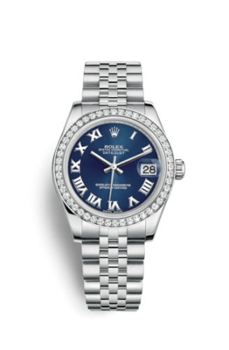 Datejust 31 Stainless Steel Diamond / Jubilee / Blue - Roman